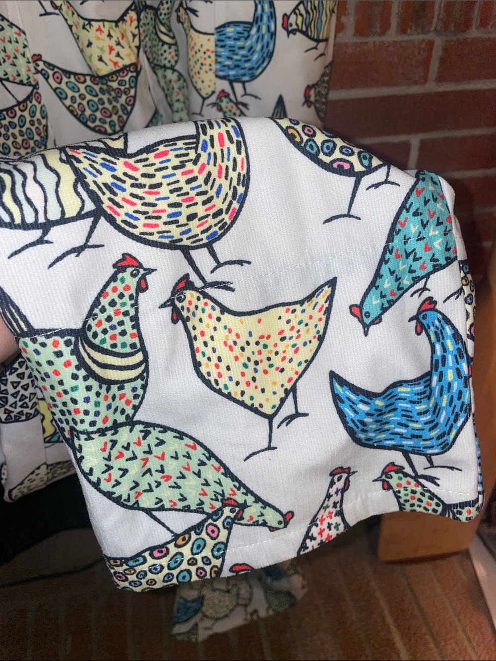 LA Soul Retro Chicken Print corduroy overalls - Picture 12 of 12